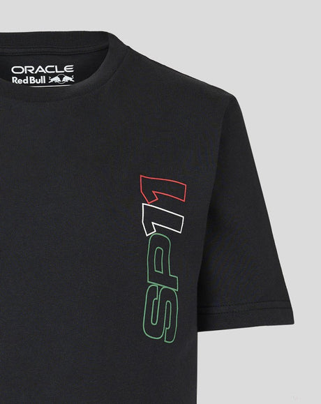 Red Bull Racing környakú póló, Sergio Perez, OP2, gyerek, fekete - FansBRANDS®