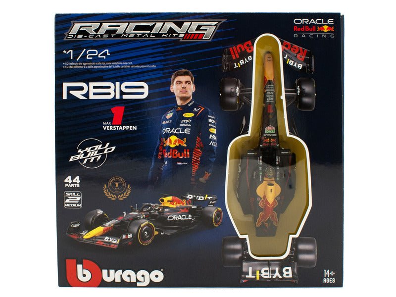 Red Bull Racing modellkészlet, BBURAGO, Max Verstappen, 1, RB19 - FansBRANDS® - HU