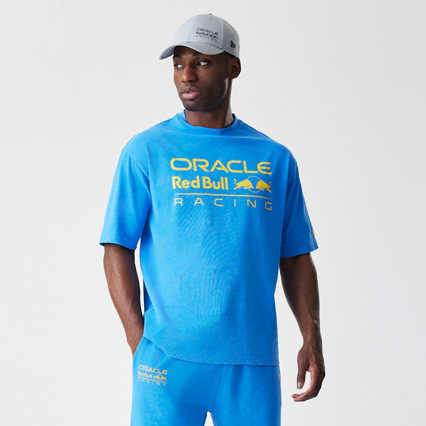 Red Bull Racing póló, oversize, New Era, kék - FansBRANDS® - HU