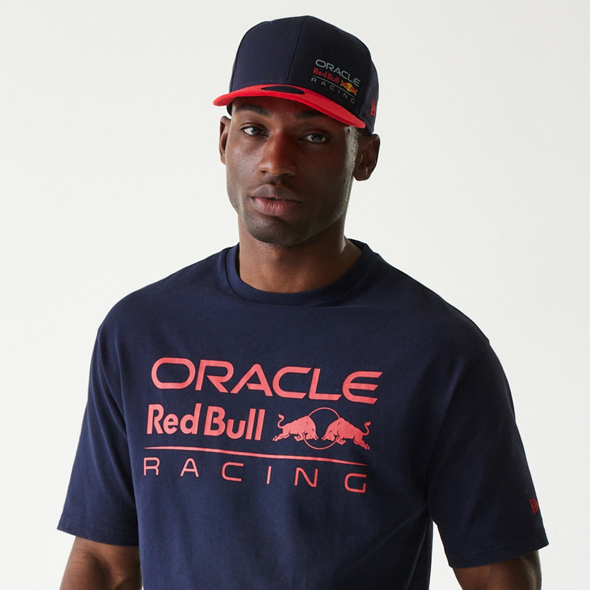 Red Bull Racing póló, oversized, New Era, sötétkék - FansBRANDS® - HU