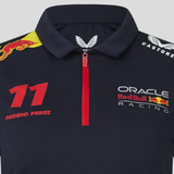 Red Bull Racing Kragenshirt, Sergio Pérez, Damen, blau, 2023
