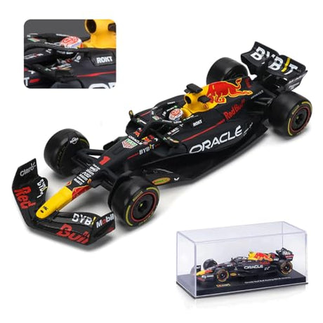 Red Bull Racing RB19 model autó, bburago, 1:43, Max Verstappen 1, Acrylic box, 2023 - FansBRANDS® - HU