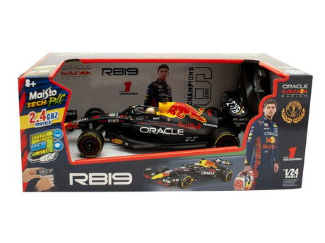 Red Bull Racing távirányítású autó, Bburago, Max Verstappen, 1, 1:24, RB19 - FansBRANDS® - HU
