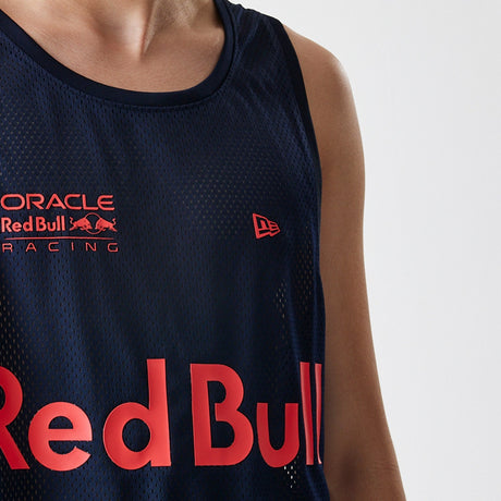 Red Bull Racing ujjatlan póló, New Era, kosárlabda hálóanyag, sötétkék - FansBRANDS® - HU