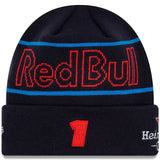 Red Bull téli sapka, NEW ERA, Max Verstappen, csapat, kék, 2024 - FansBRANDS® - HU