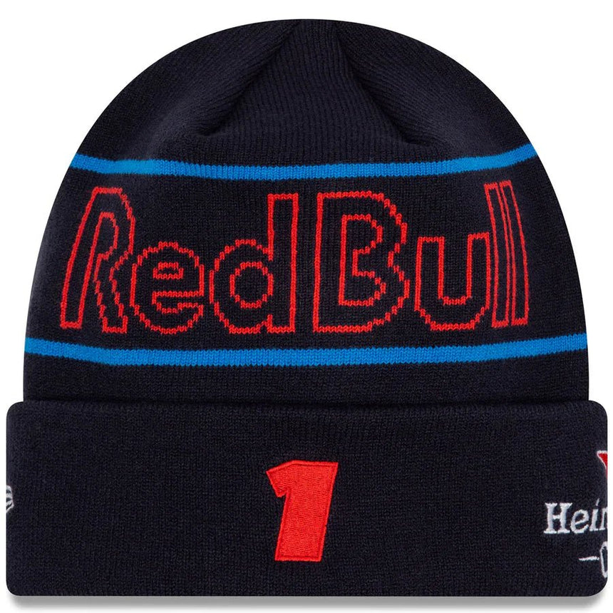 Red Bull téli sapka, NEW ERA, Max Verstappen, csapat, kék, 2024 - FansBRANDS® - HU
