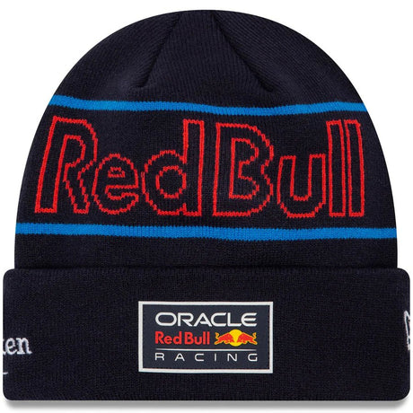 Red Bull téli sapka, NEW ERA, Max Verstappen, csapat, kék, 2024 - FansBRANDS® - HU
