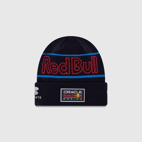 Red Bull téli sapka, NEW ERA, Sergio Perez, csapat, kék, 2024 - FansBRANDS® - HU