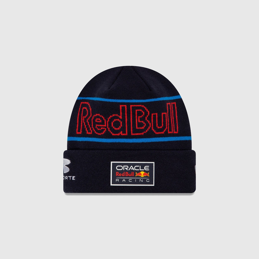 Red Bull téli sapka, NEW ERA, Sergio Perez, csapat, kék, 2024 - FansBRANDS® - HU