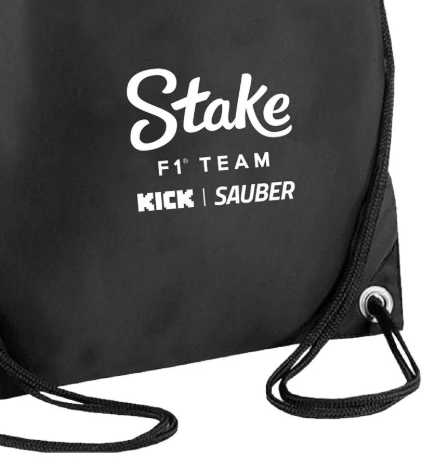 Kick Sauber Turnbeutel, CODE ZERO, schwarz