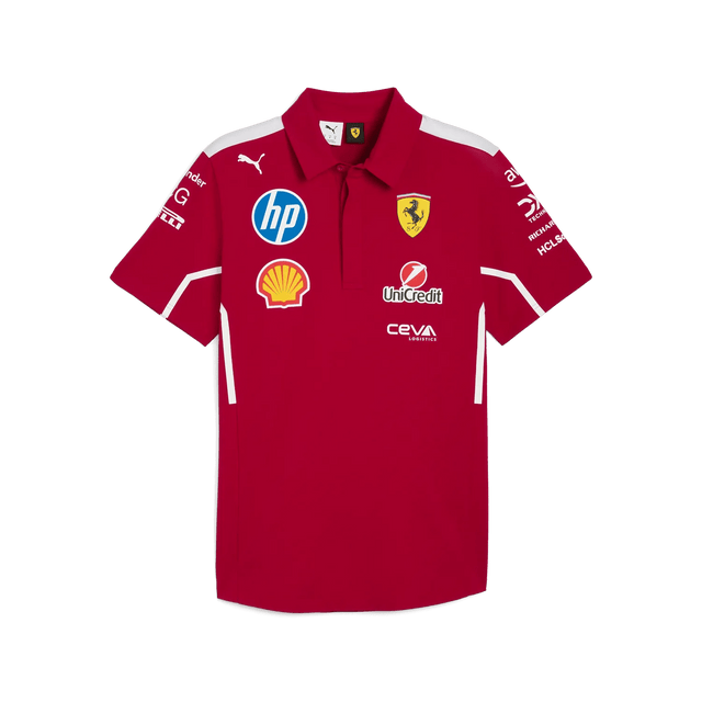 Scuderia Ferrari Csapat Galléros Póló 🔥 - FansBRANDS® - HU