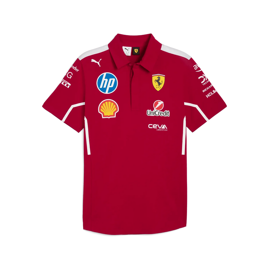 Scuderia Ferrari Csapat Galléros Póló 🔥 - FansBRANDS® - HU