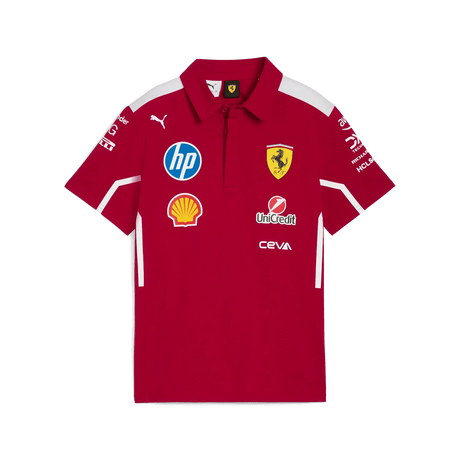 Scuderia Ferrari Csapat Gyerek Galléros Póló 🔥 - FansBRANDS® - HU