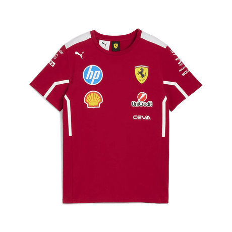 Scuderia Ferrari Csapat Gyerek Környakú Póló 🔥 - FansBRANDS® - HU