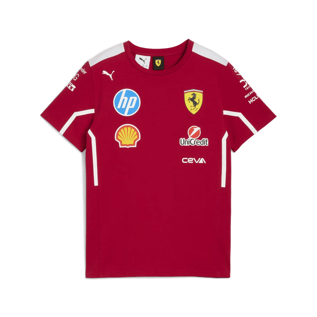 Scuderia Ferrari Csapat Gyerek Környakú Póló 🔥 - FansBRANDS® - HU