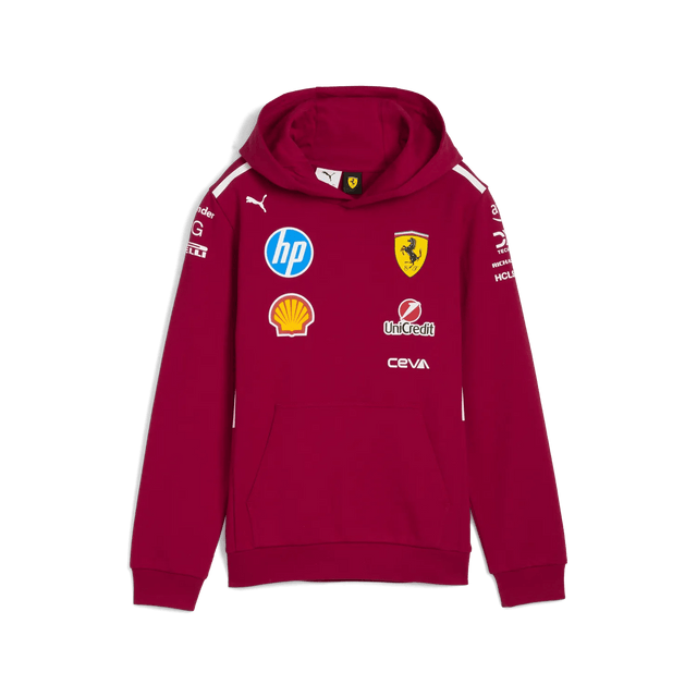 Scuderia Ferrari Csapat Kapucnis Pulóver - Gyerek 🔥 - FansBRANDS® - HU
