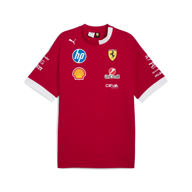 Scuderia Ferrari Drivers Oversized Környakú Póló 🔥 - FansBRANDS® - HU