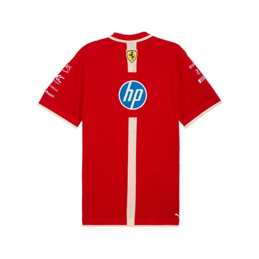 Scuderia Ferrari SE Csapat Galléros Kötött Póló 🔥 - FansBRANDS® - HU