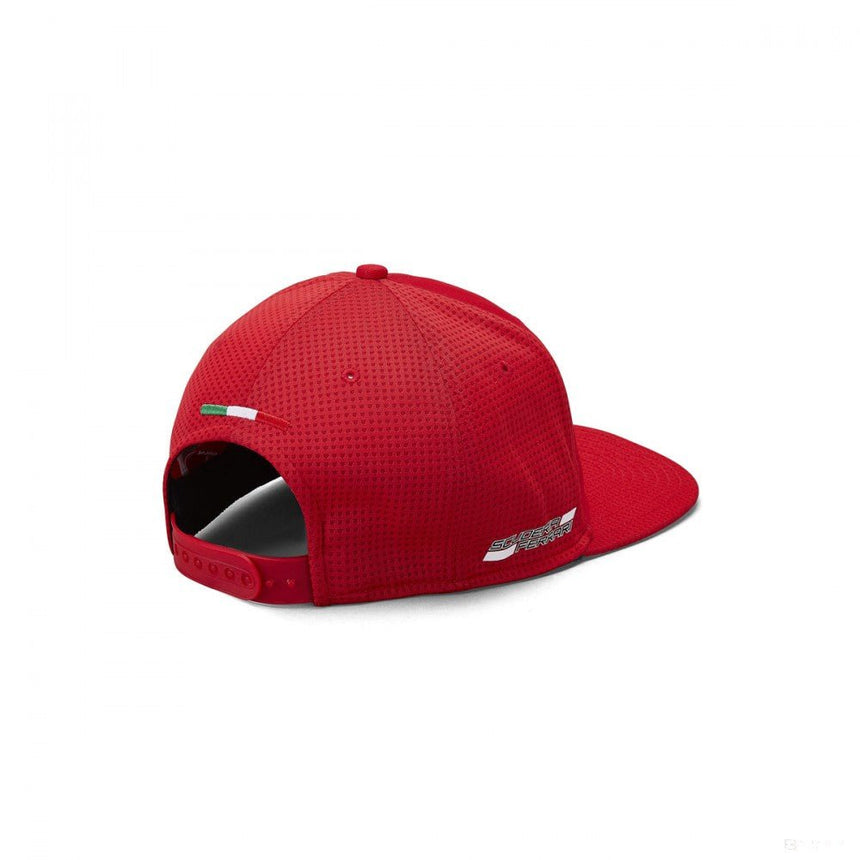 Sebastian Vettel sapka - Ferrari Flatbrim, piros, 2019 - FansBRANDS®