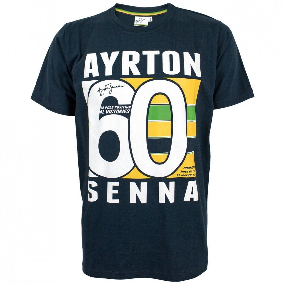 Senna Környakú Brazil 60 Póló - FansBRANDS®