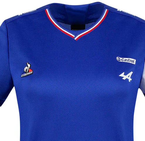 Alpine Női póló, Fernando Alonso 14 Csapat, Kék, 2021