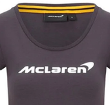 McLaren női póló, logó, szürke, 2020
