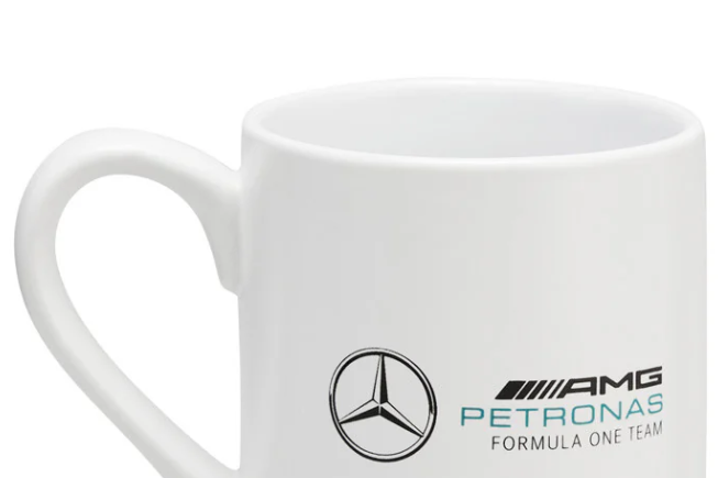 Mercedes-Tasse, Team-Logo