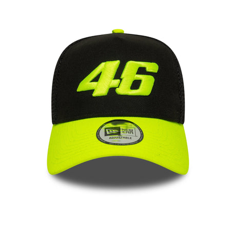 Valentio Rossi 46 sapka, hálós sapka, VR46, New Era, 9FORTY, fekete - FansBRANDS® - HU