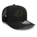 Valentio Rossi 46 sapka, VR46, fenntartható, New Era, 9SEVENTY, fekete - FansBRANDS® - HU