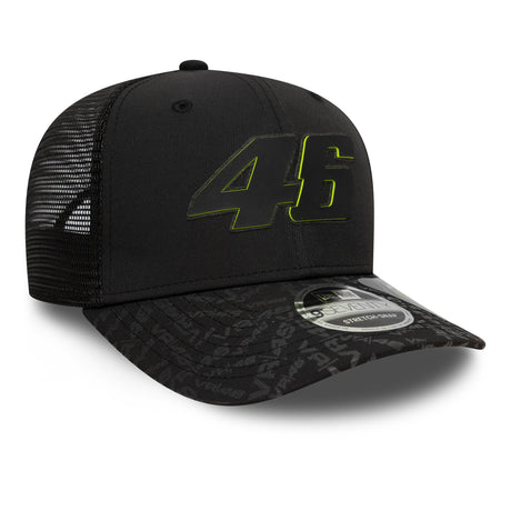 Valentio Rossi 46 sapka, VR46, fenntartható, New Era, 9SEVENTY, fekete - FansBRANDS® - HU