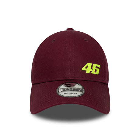 Valentio Rossi 46 sapka, VR46, szezonális, New Era, 9FORTY, bordó - FansBRANDS® - HU