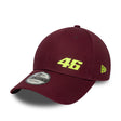 Valentio Rossi 46 sapka, VR46, szezonális, New Era, 9FORTY, bordó - FansBRANDS® - HU
