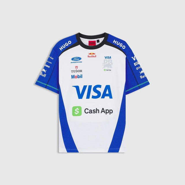 Visa Racing Bulls póló, csapat, kék, 2026